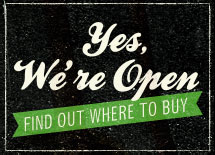 Yes, We're Open